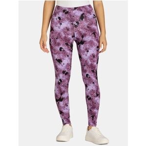 No Boundaries Women's Size L (12/14) Leggings Witch  Halloween Purple/Black